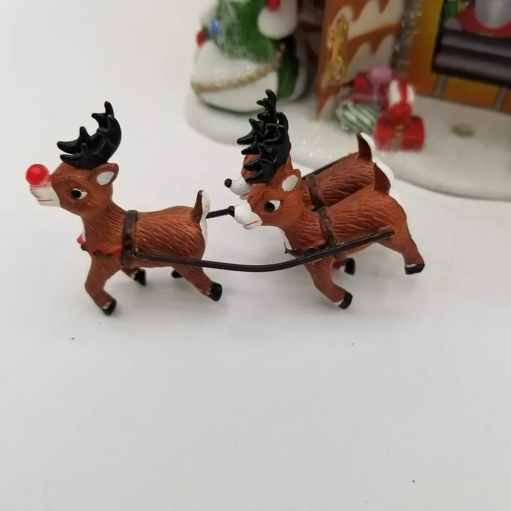 Department 56 Rudolph Santa’s Castle North Pole Series Lighted 56.56768 READ
